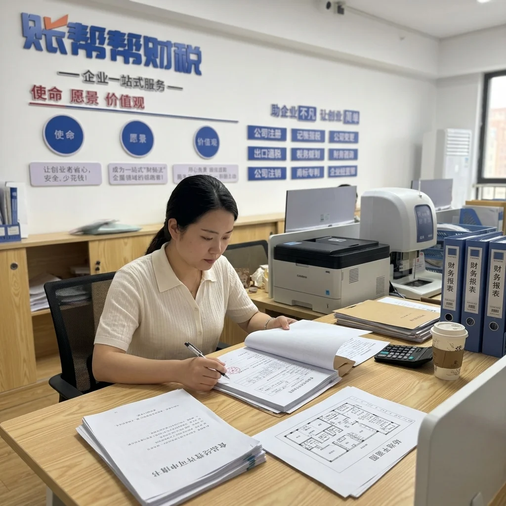 惠州账帮帮财税员工审查餐饮公司注册相关证照材料