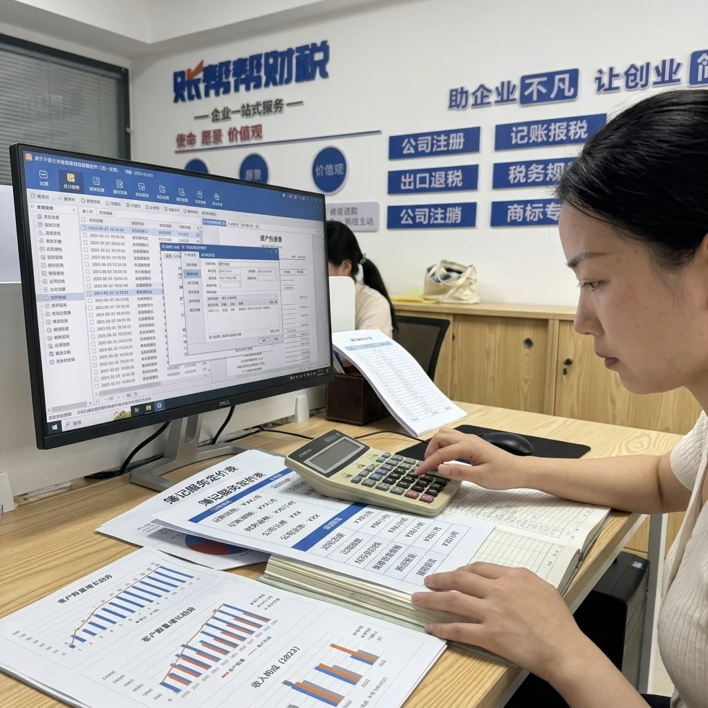 惠州代理记账费用计算场景