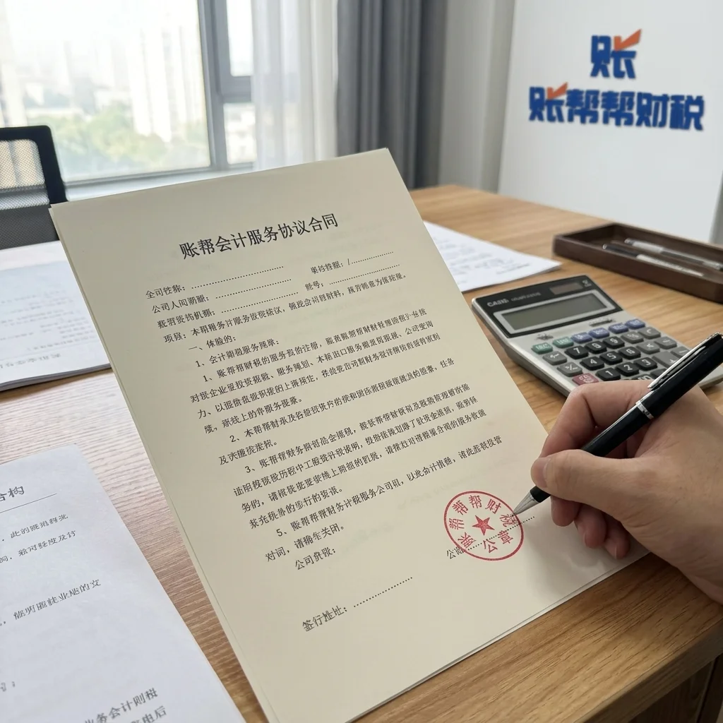 代理记账服务合同签署与条款确认