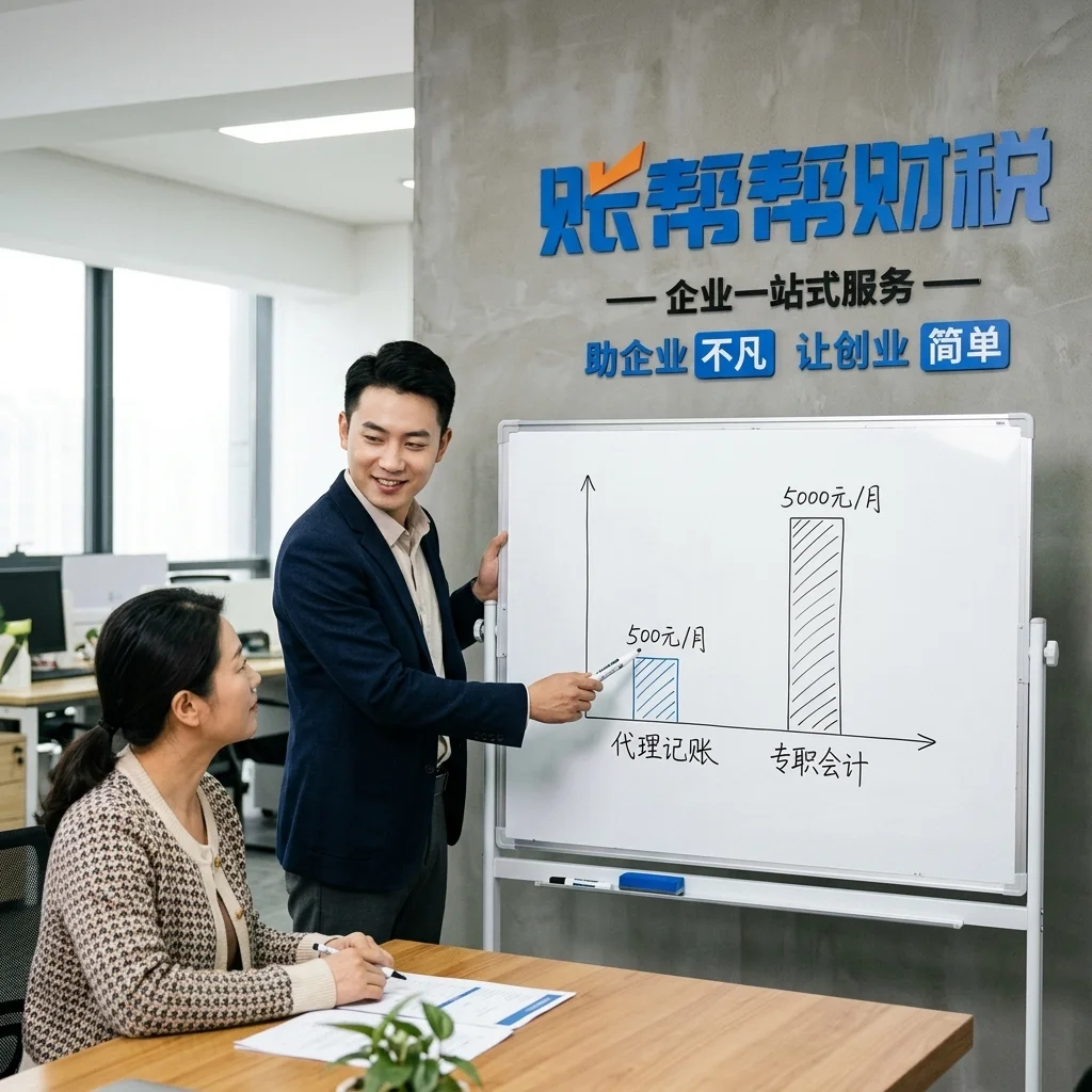 代理记账和自己请会计哪个划算？2026年成本全面对比