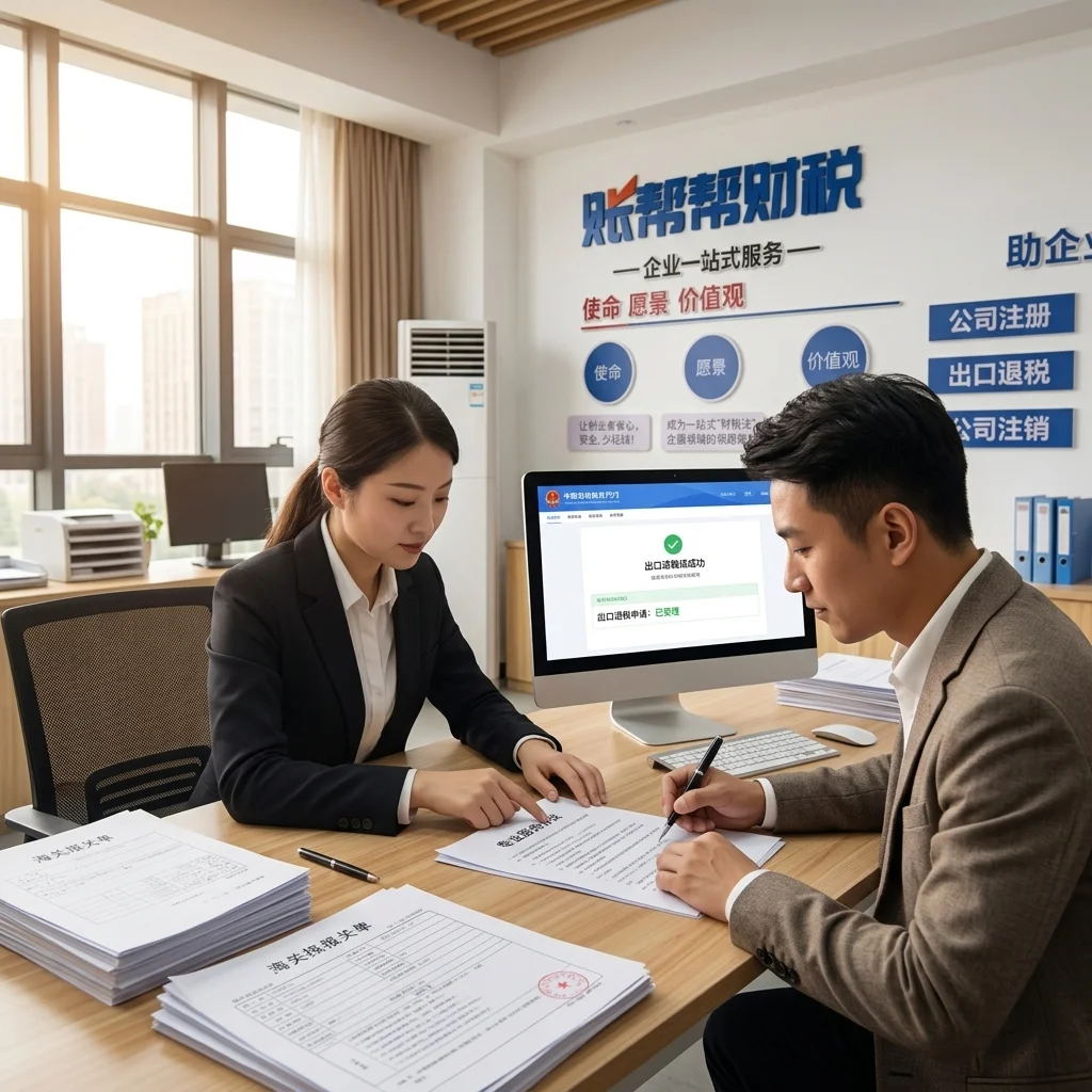 财税顾问指导企业客户签署出口退税服务协议