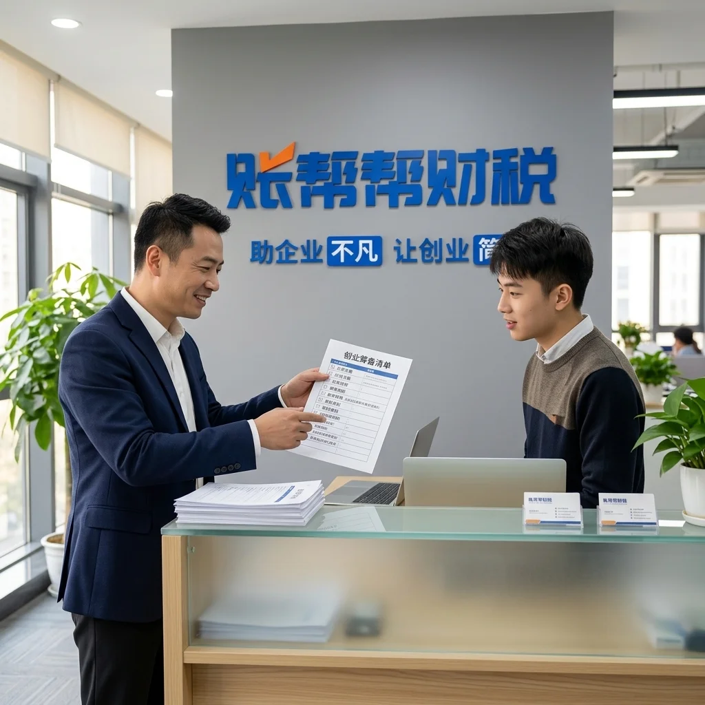 惠州账帮帮财税顾问向客户展示公司注册条件清单