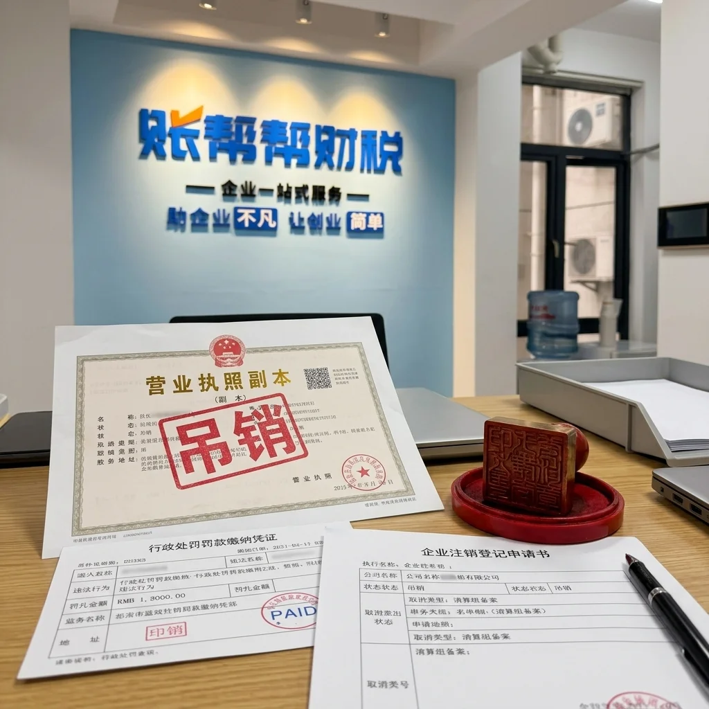 被吊销营业执照及吊销转注销所需材料文件展示
