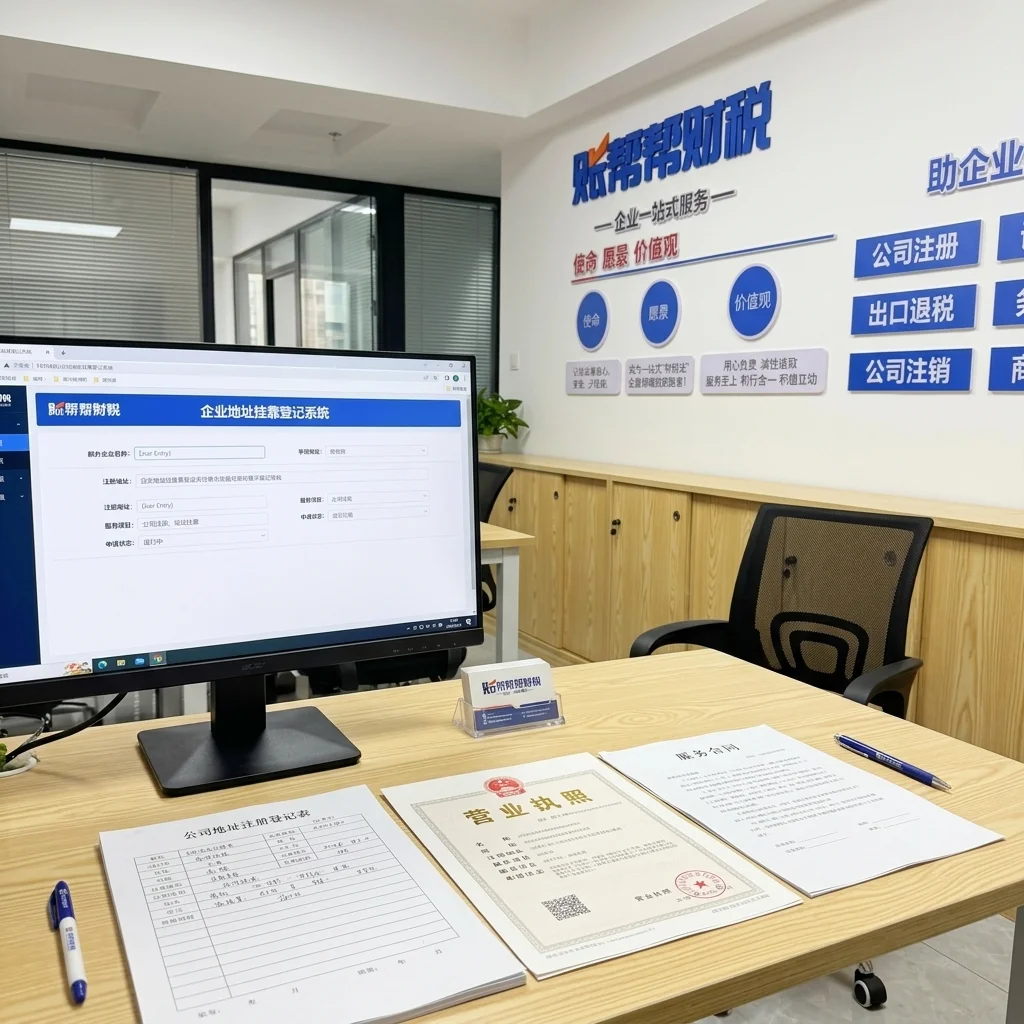 惠州挂靠地址办公环境场景