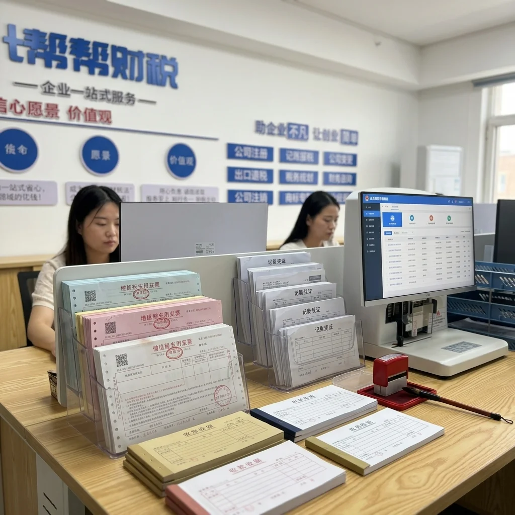 惠州发票管理文件整理工作场景