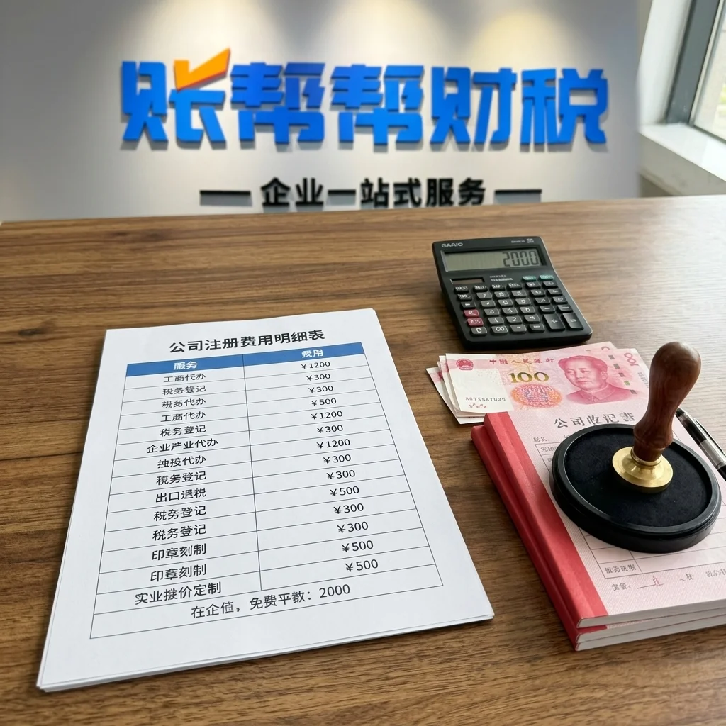 惠州注册公司费用明细——费用表与企业公章