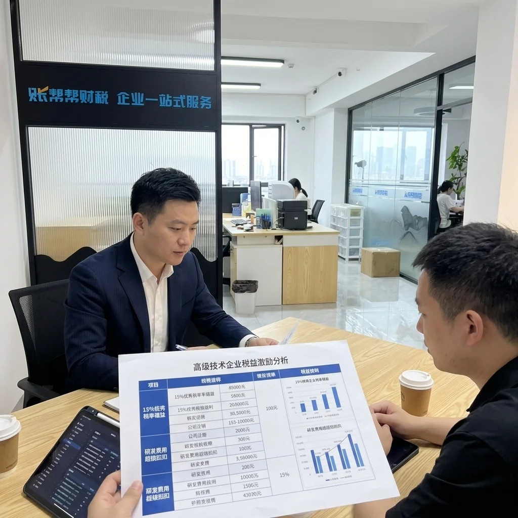 惠州账帮帮财税顾问解读高新技术企业税收优惠政策