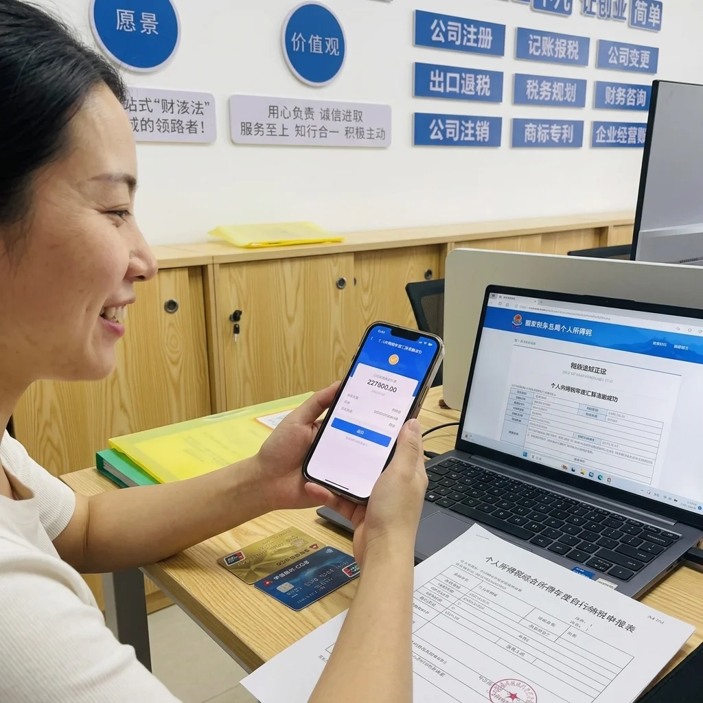 惠州纳税人成功办理个人所得税退税