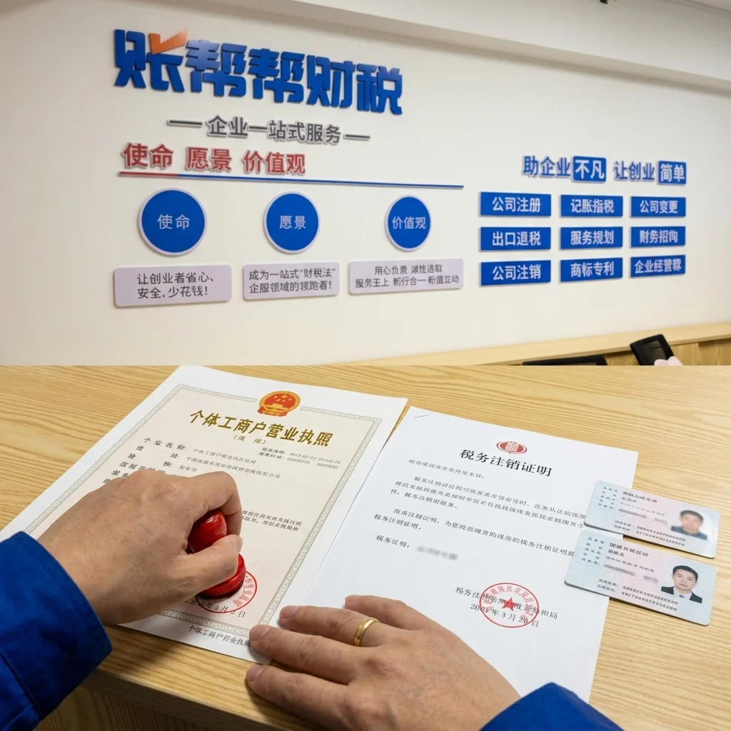 惠州个体工商户注销所需文件材料和税务注销证明展示