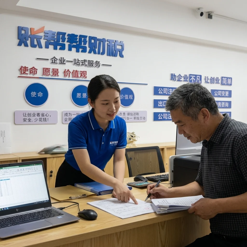 惠州个体户年报咨询服务场景