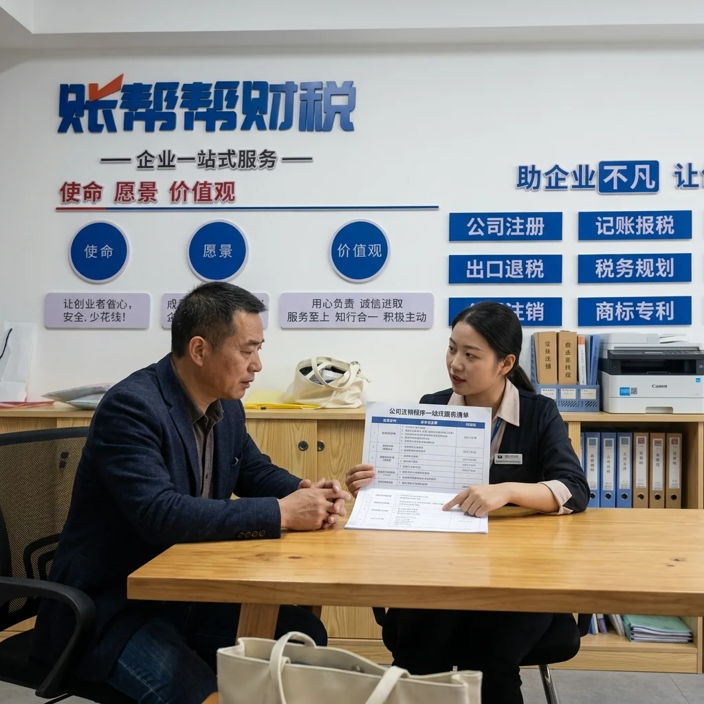 惠州账帮帮财税顾问向客户详细讲解公司注销流程步骤