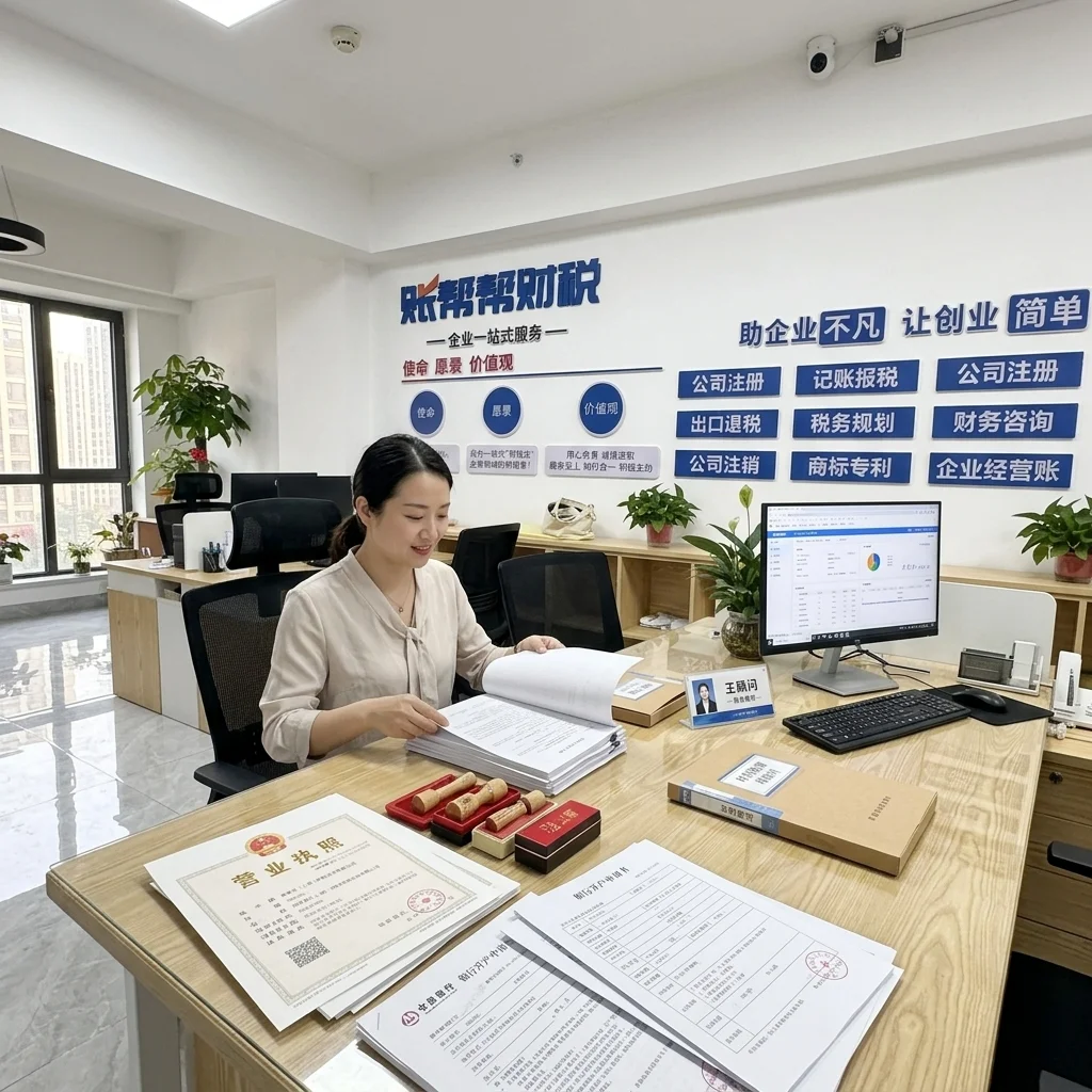 惠州账帮帮财税顾问整理公司注册后续办理材料