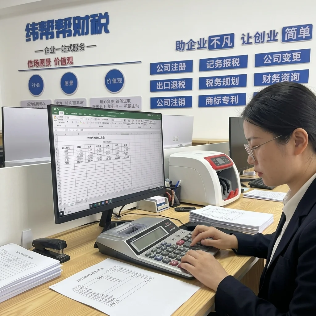 惠州企业HR使用财务系统计算员工工资