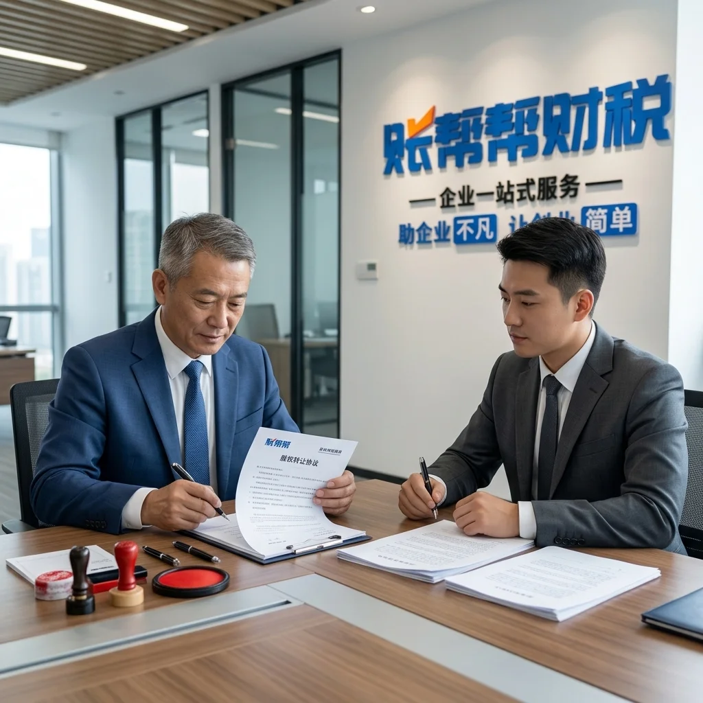 惠州公司股权转让签约场景