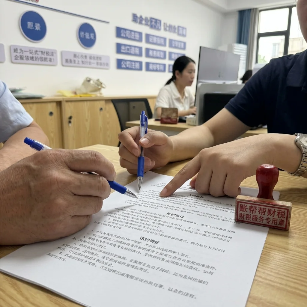 惠州代理记账合同条款审查特写