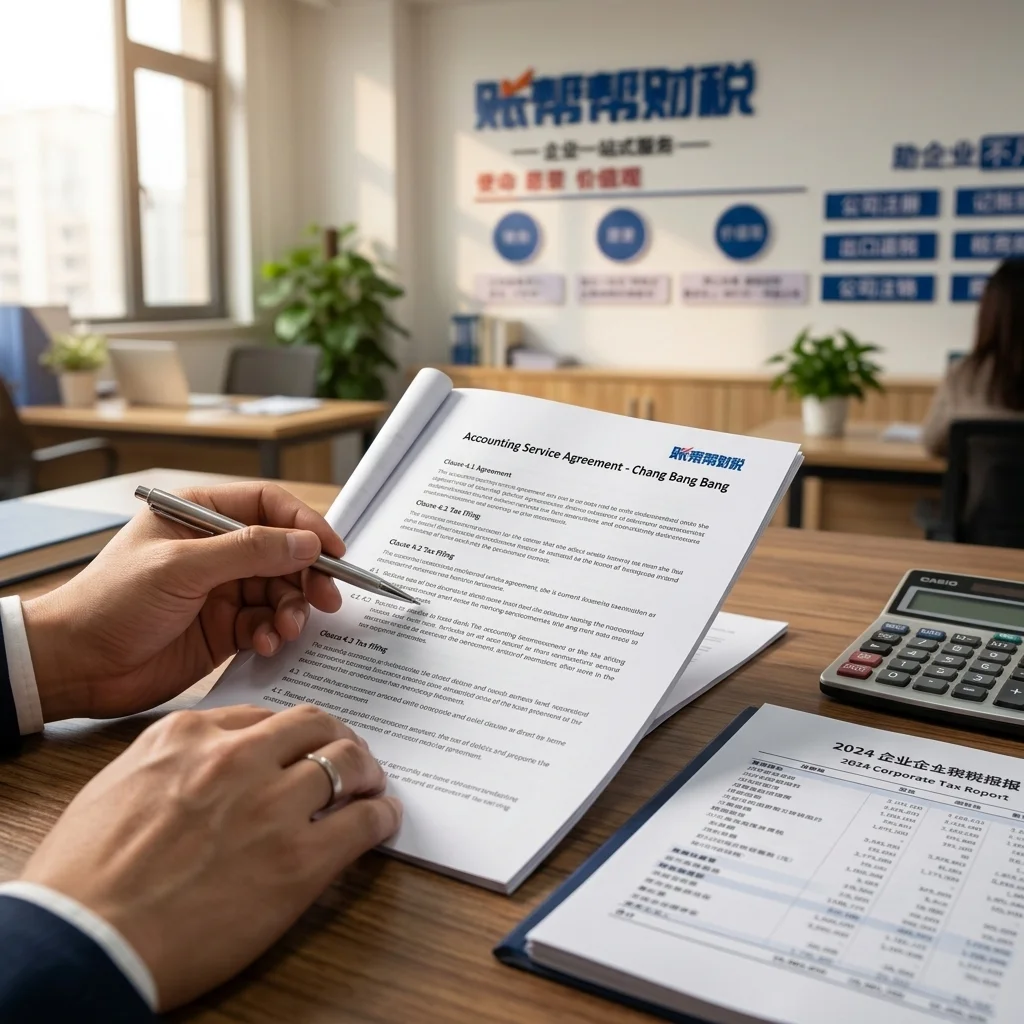 代理记账合同条款细节审查