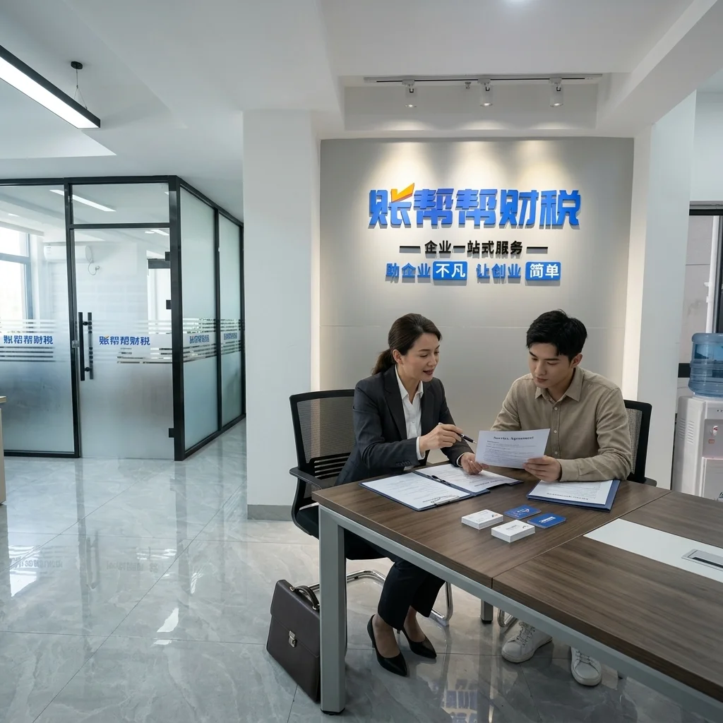 惠东注册公司客户签约场景