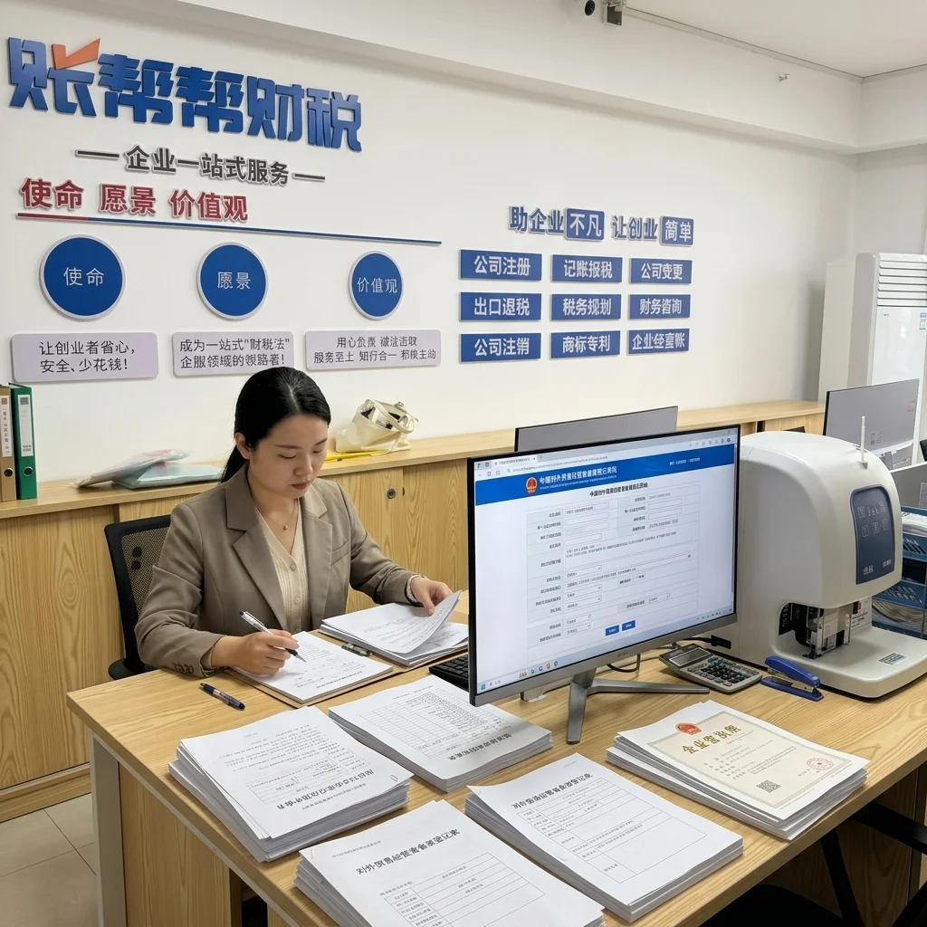 惠州账帮帮财税员工整理进出口经营权办理全套材料