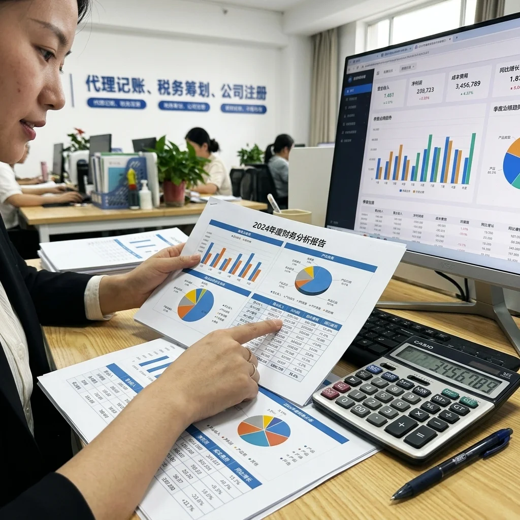 惠州账帮帮财税顾问分析企业经营分析报表