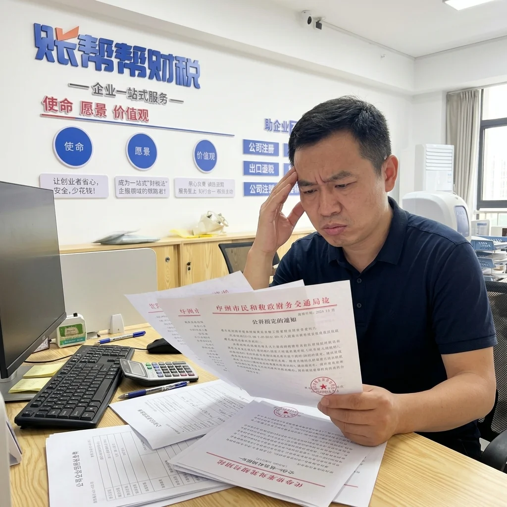 企业主收到经营异常通知文件