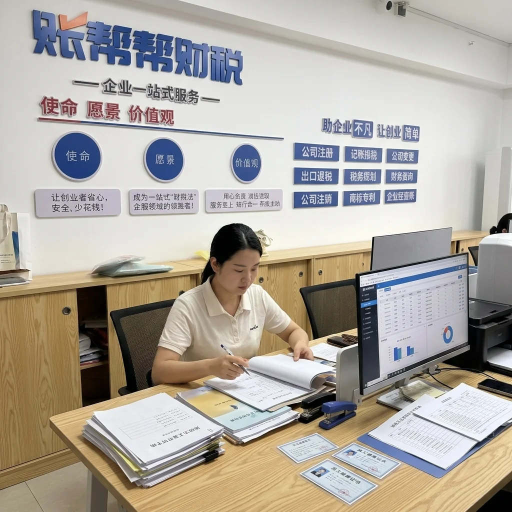 惠州账帮帮财税员工整理酒店卫生许可证申请材料