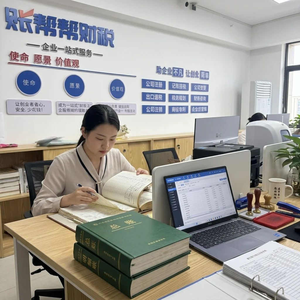 惠州账帮帮财税会计审核翻阅企业总账进行账簿管理
