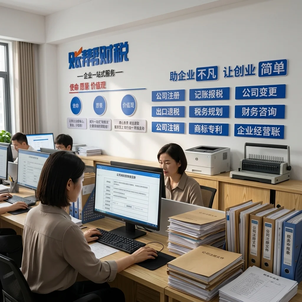 账帮帮财税员工借助线上系统处理公司地址迁移业务