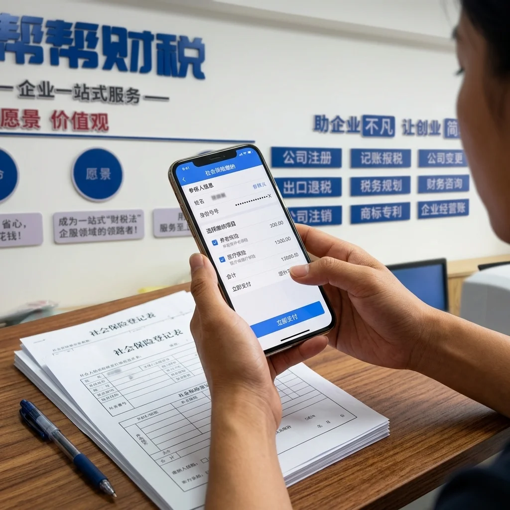 灵活就业人员通过手机办理社保缴费