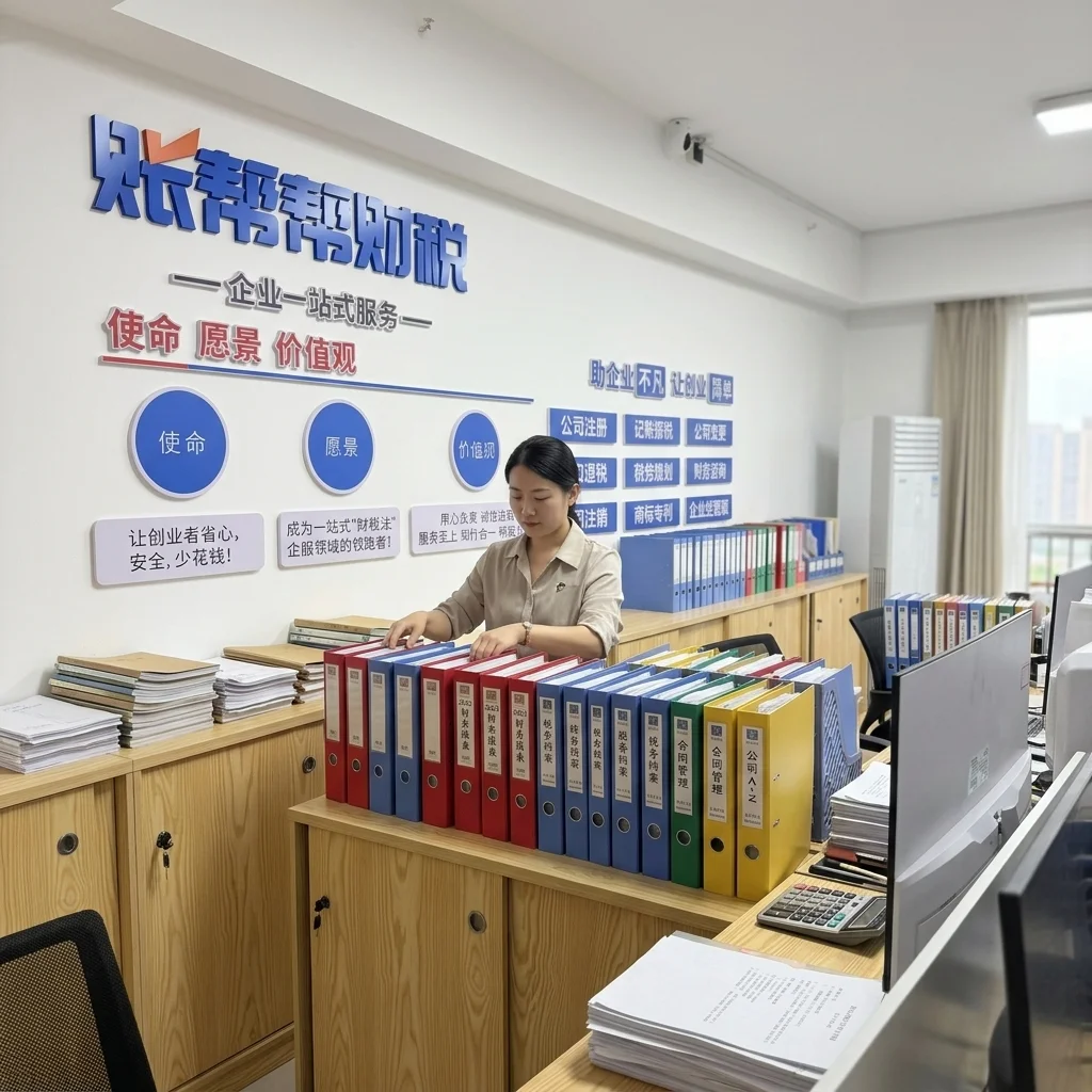 惠州账帮帮财税会计整理企业内账档案资料