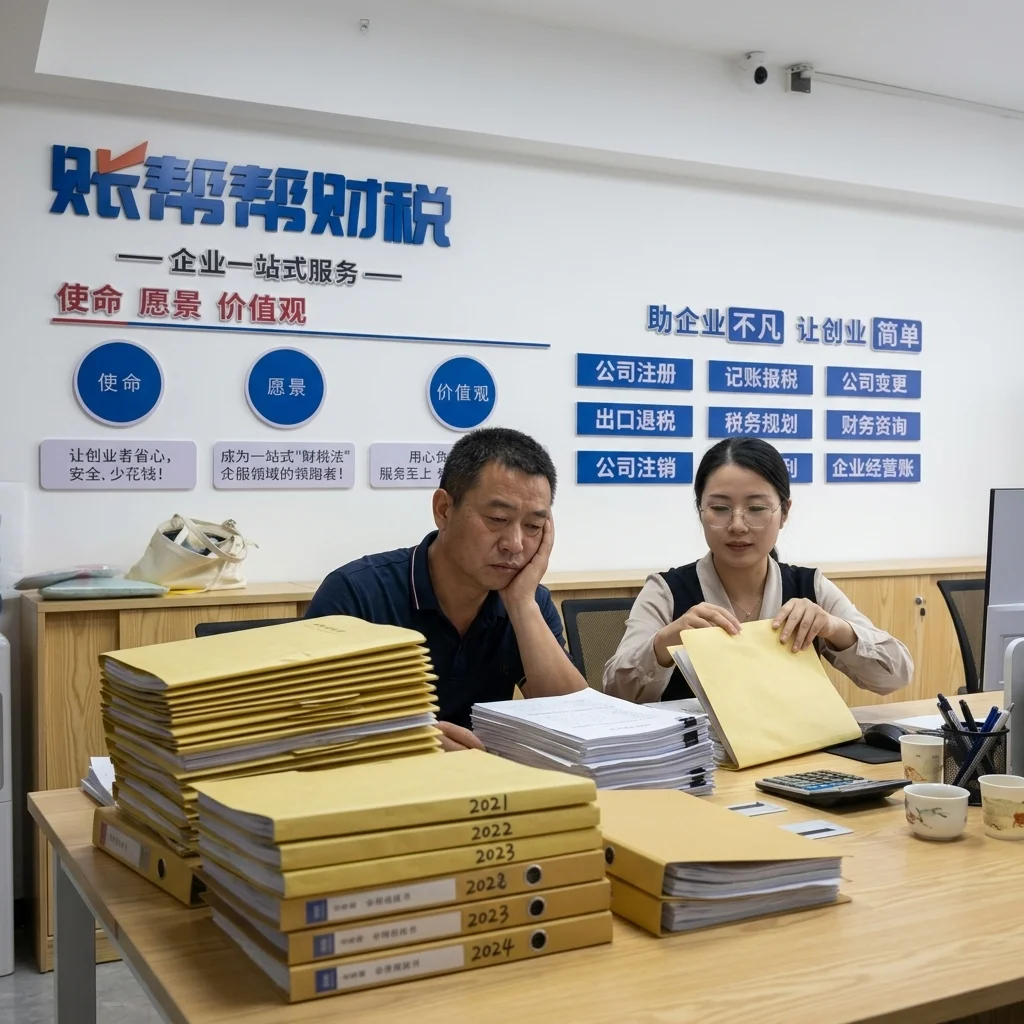 惠州企业多年年报资料堆积待补报场景