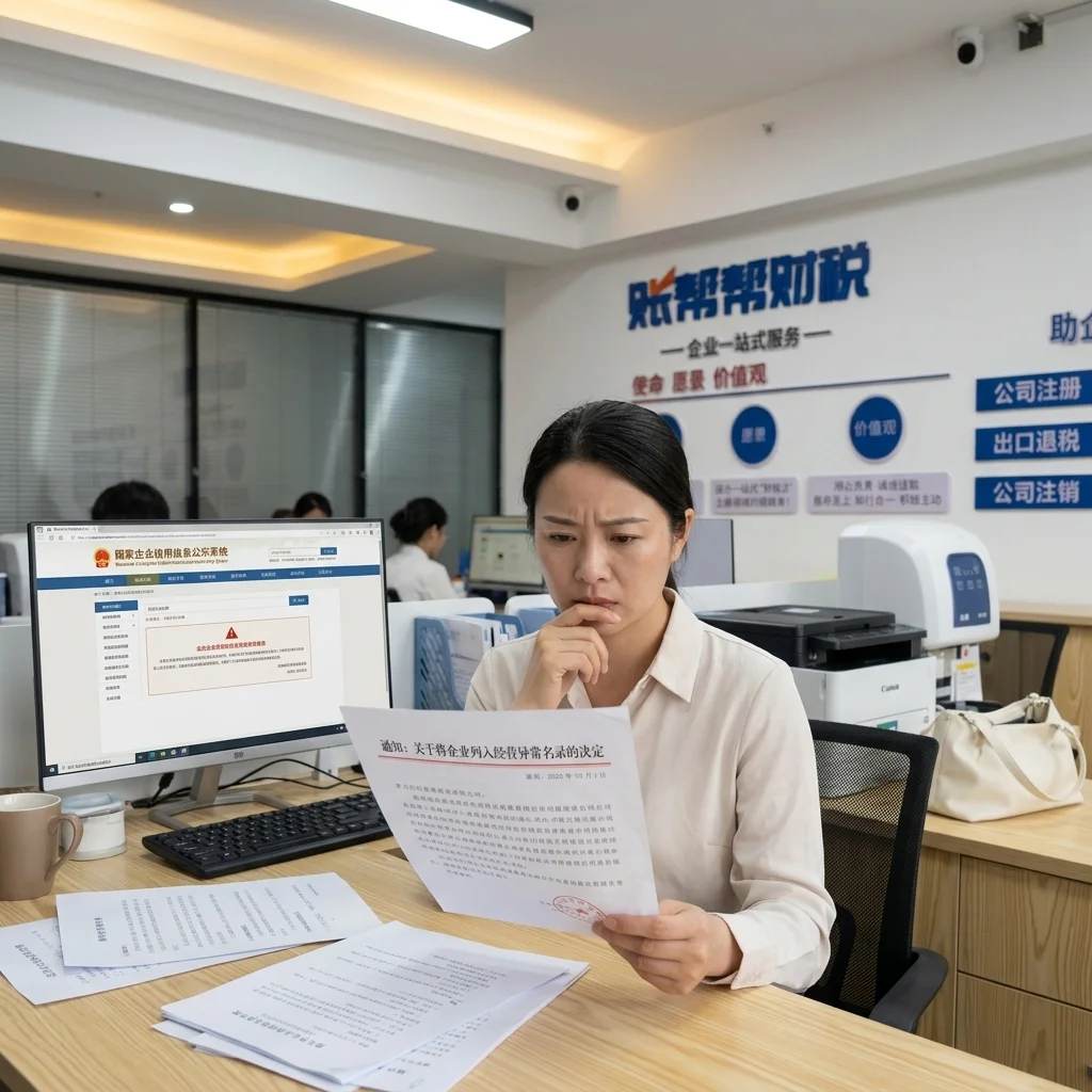 惠州企业被列入异常名录后咨询处理方案