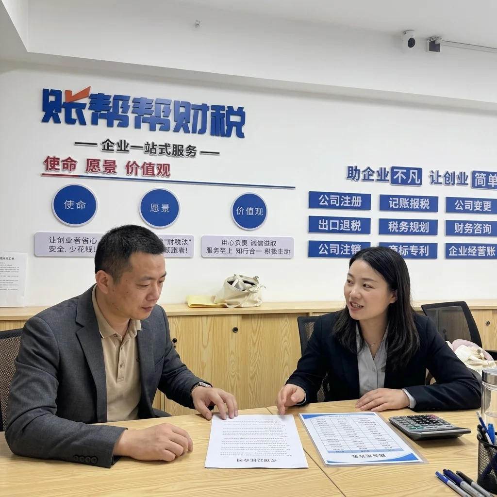 惠州客户与账帮帮财税会计洽谈零申报代账服务
