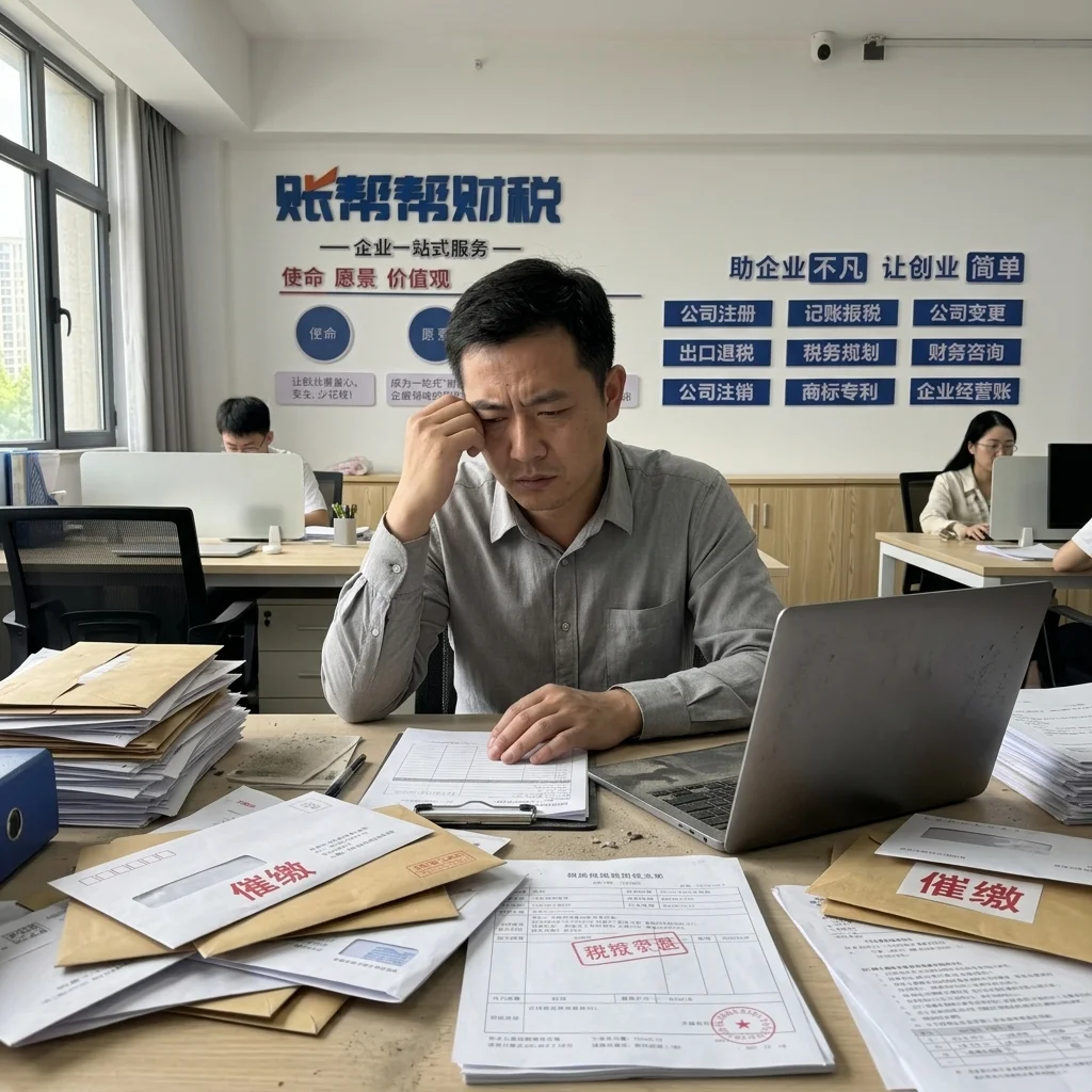 惠州企业主面对停业未注销公司的催缴文件感到焦虑