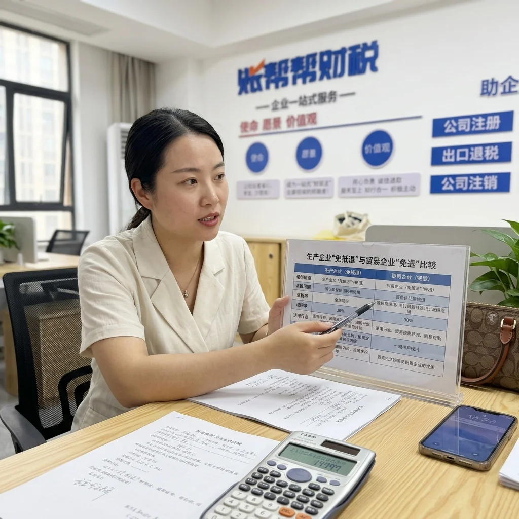 惠州财税顾问讲解生产企业与贸易企业退税方式对比