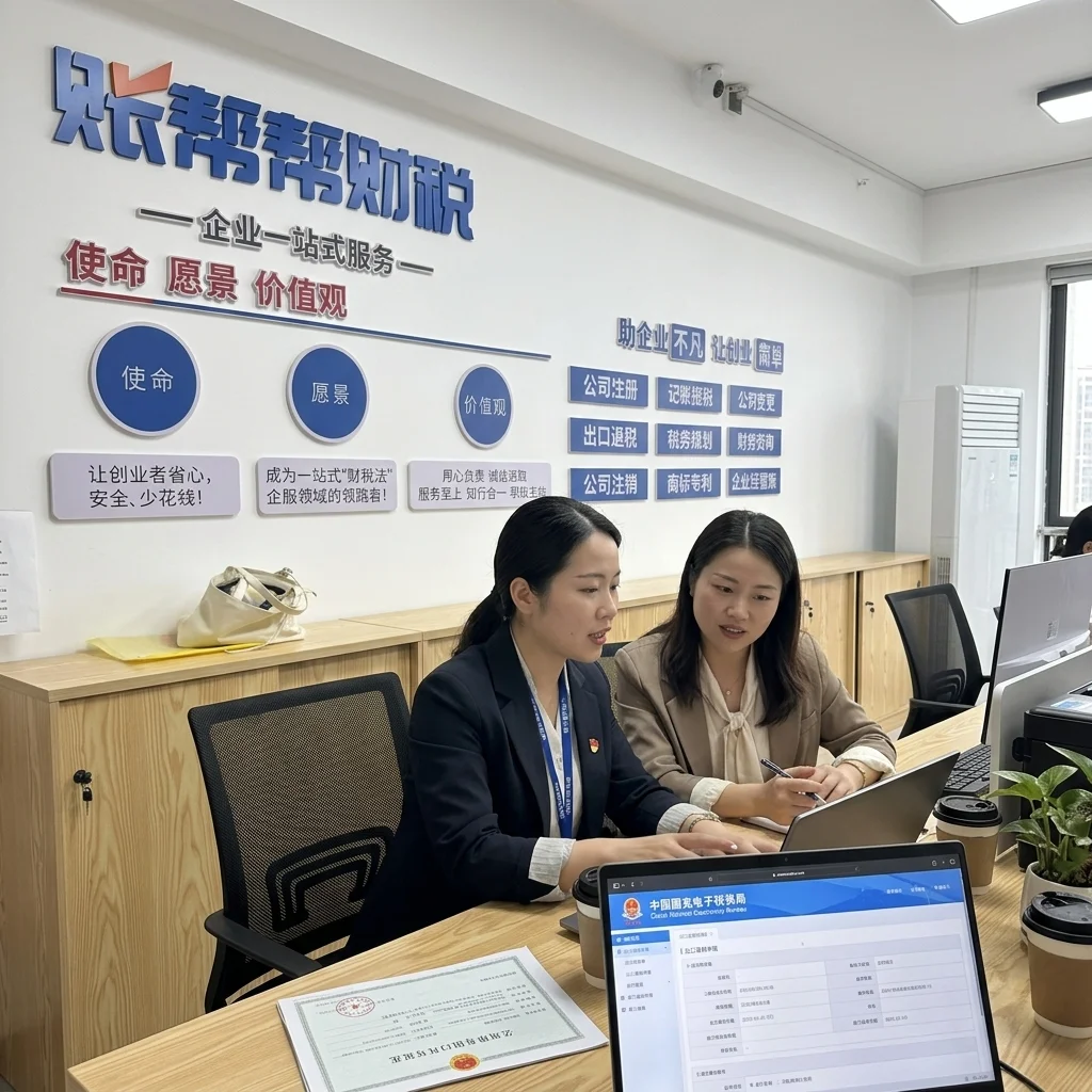 惠州账帮帮财税顾问指导客户首次出口退税申报