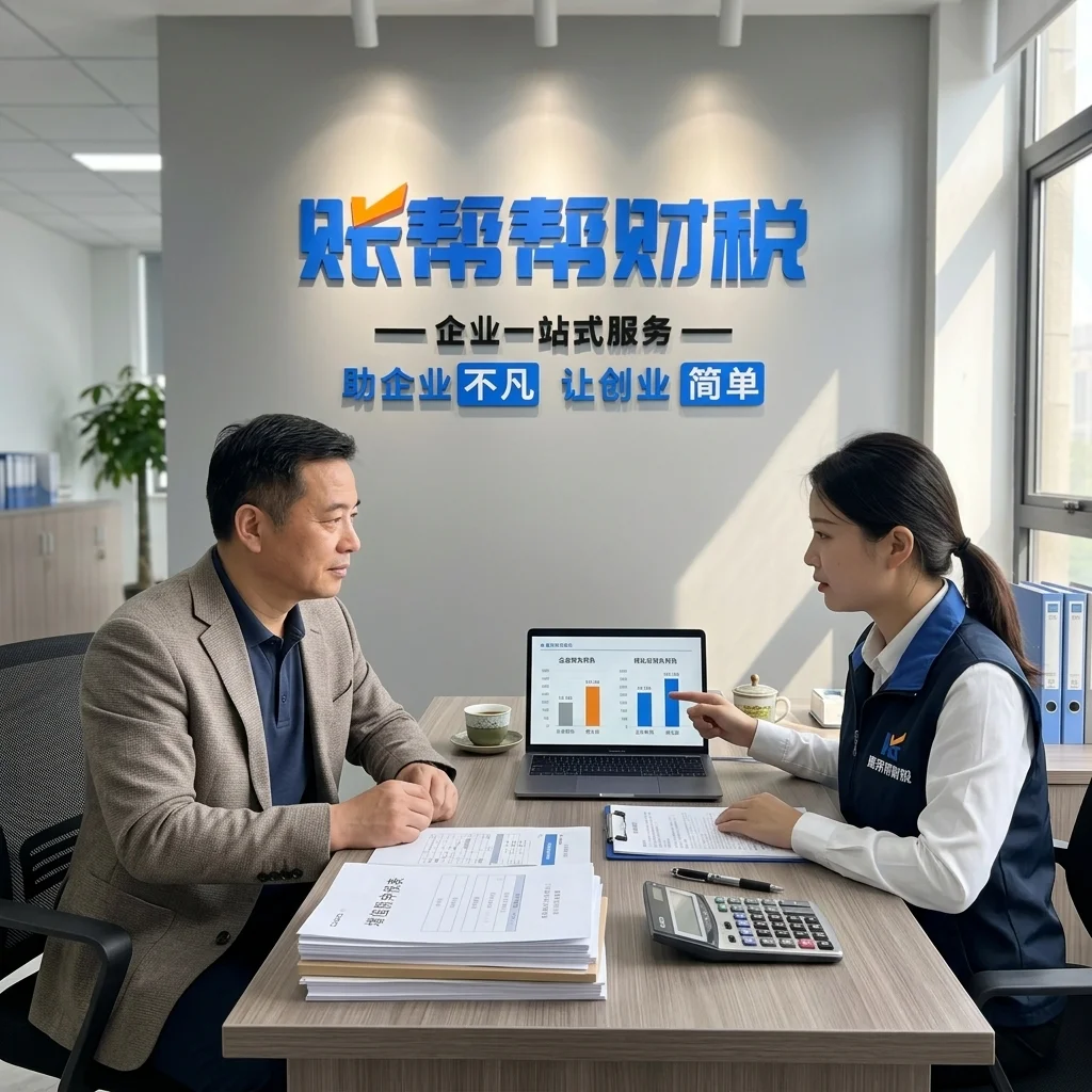 账帮帮财税顾问为企业主分析税负率比对数据