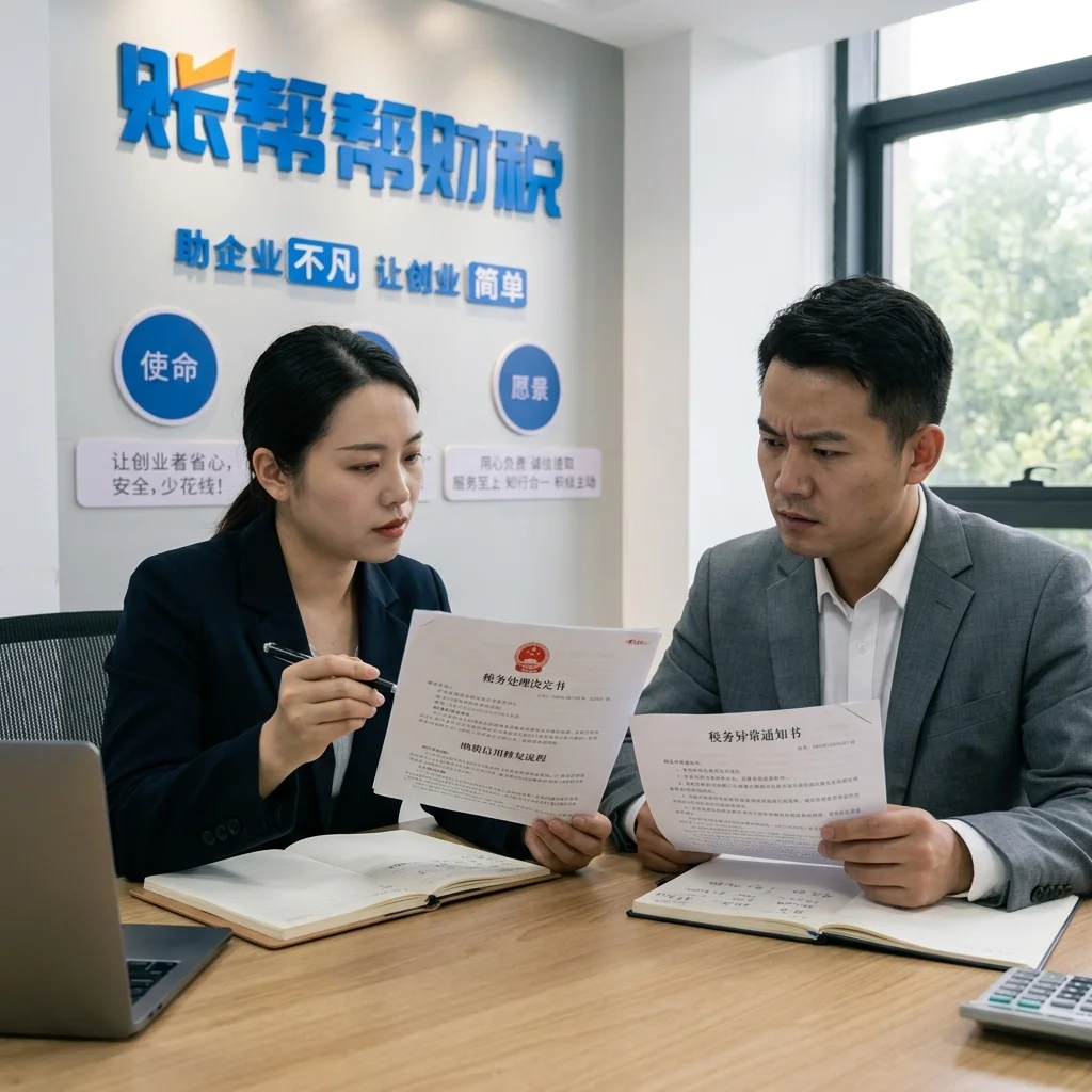 惠州企业主向账帮帮财税顾问咨询税务异常处理和公司注销方案
