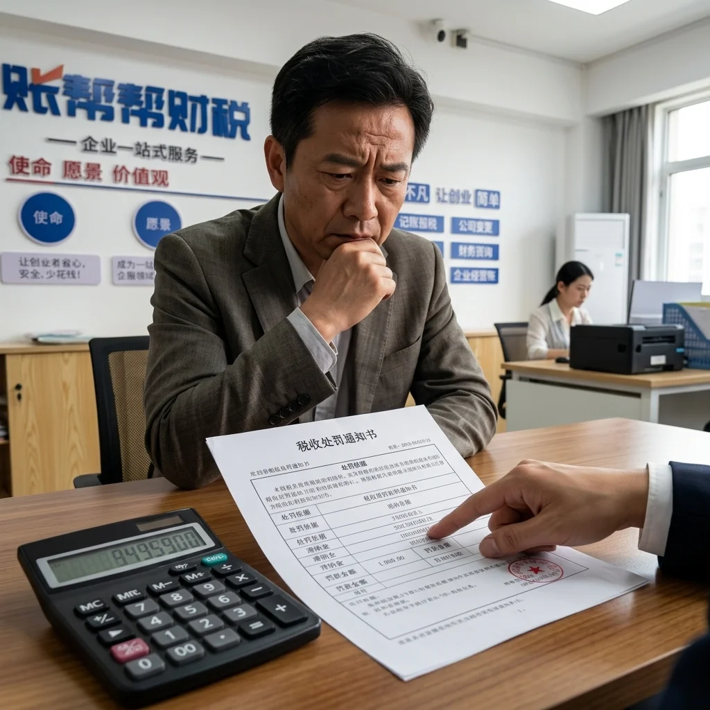 惠州税务警告通知书处理场景