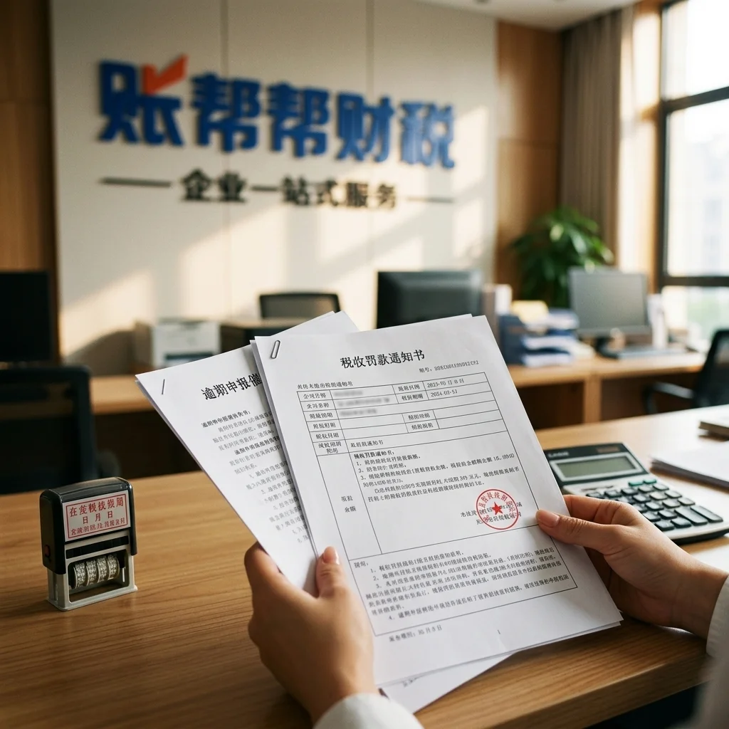 惠州税务逾期罚款通知文件