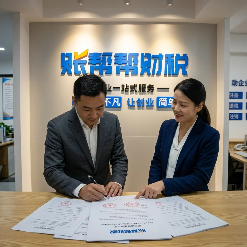 惠州外贸企业与代办机构签订出口退税服务协议