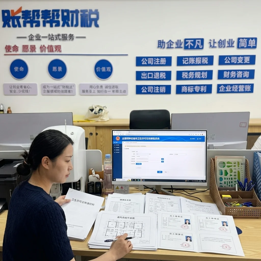 惠州卫生许可证资料整理审核工作