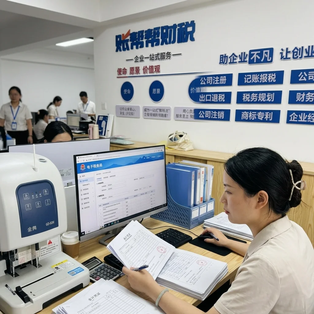 惠州账帮帮财税会计在电子税务局为小规模纳税人办理报税