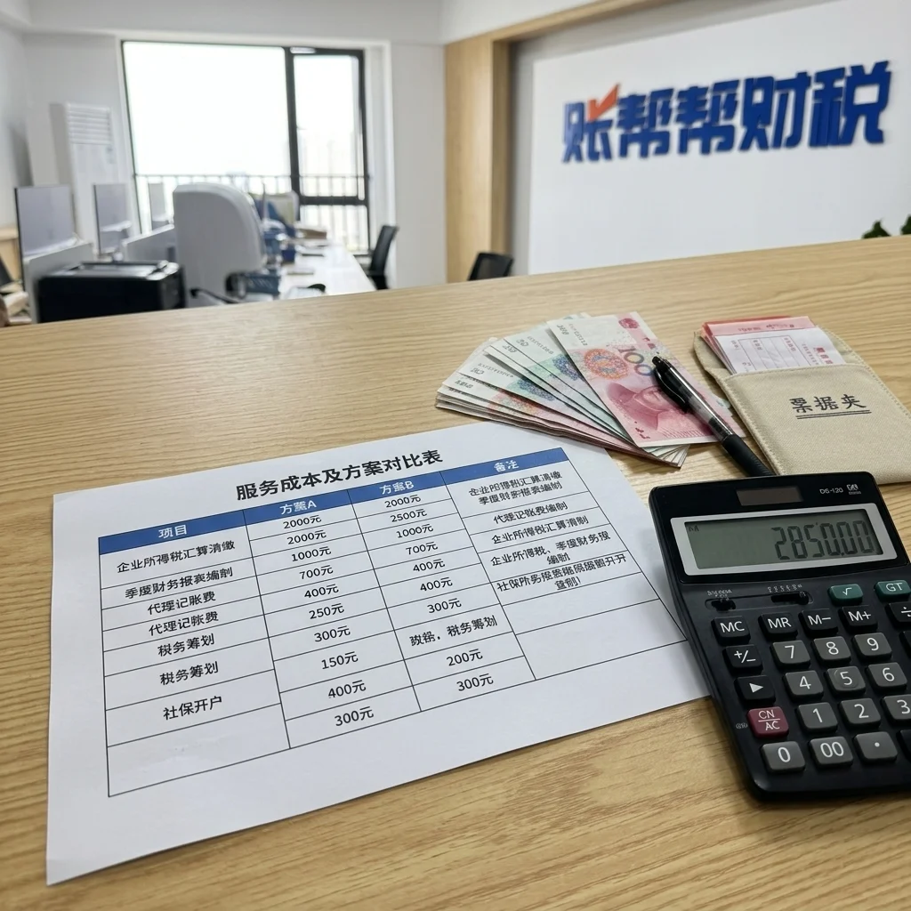 惠州小规模纳税人代理记账费用对比与成本分析