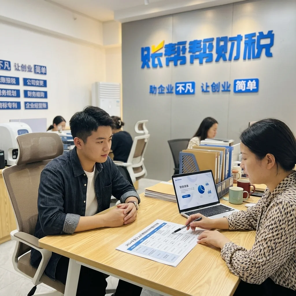 惠州账帮帮财税顾问向客户讲解首次报税流程