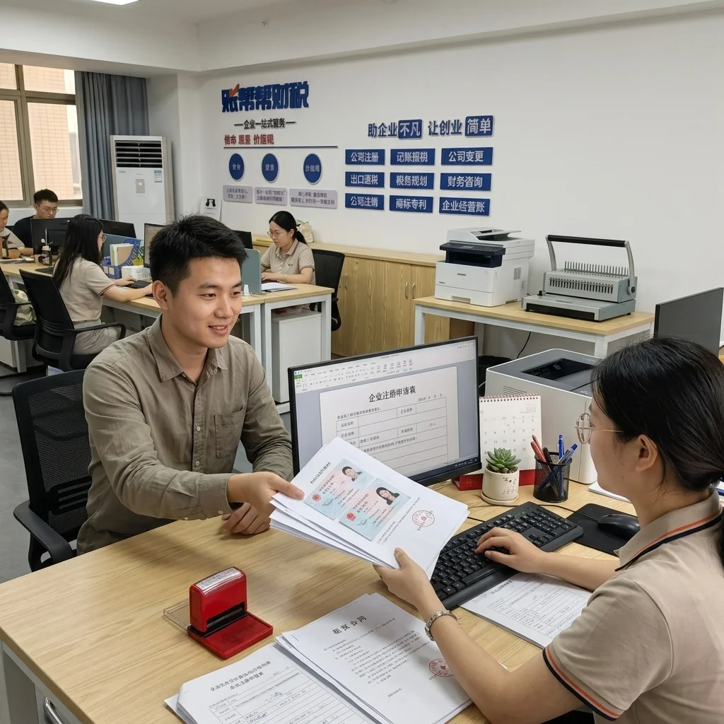 惠州账帮帮财税公司协助客户办理营业执照提交材料