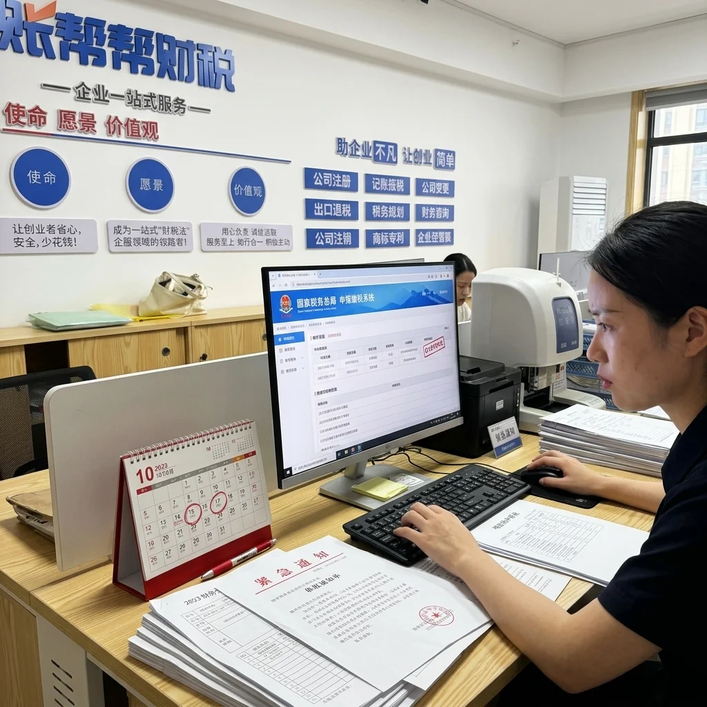 惠州记账报税逾期补办申报操作