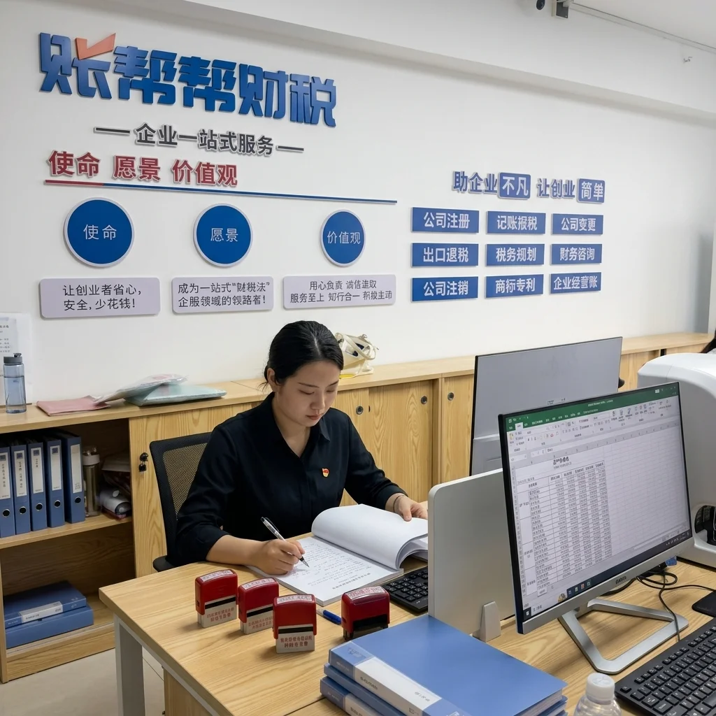 惠州账帮帮财税工作人员审核公司增资减资材料