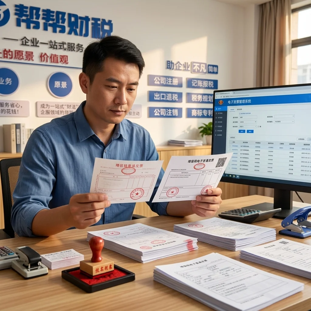 惠州会计对比增值税专用发票和普通发票