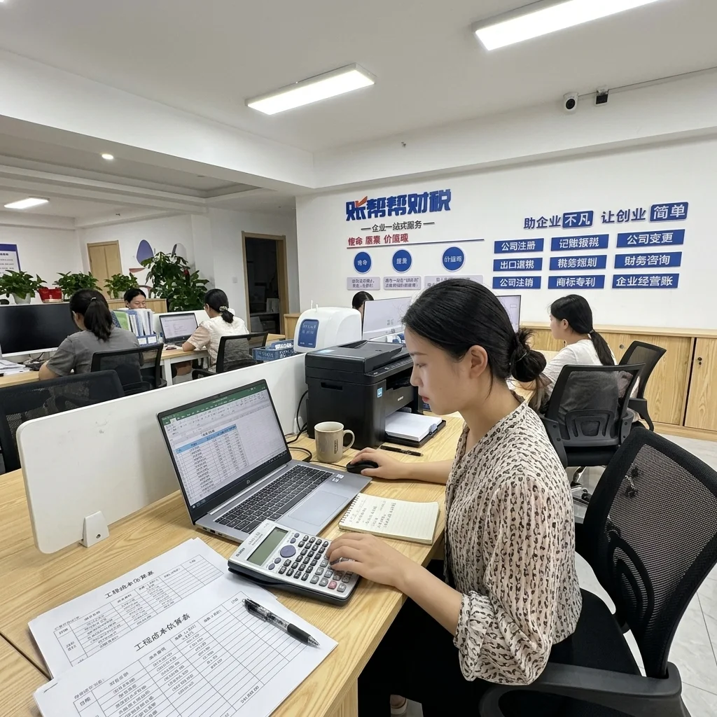 惠州会计在账帮帮财税办公室核算注册费用