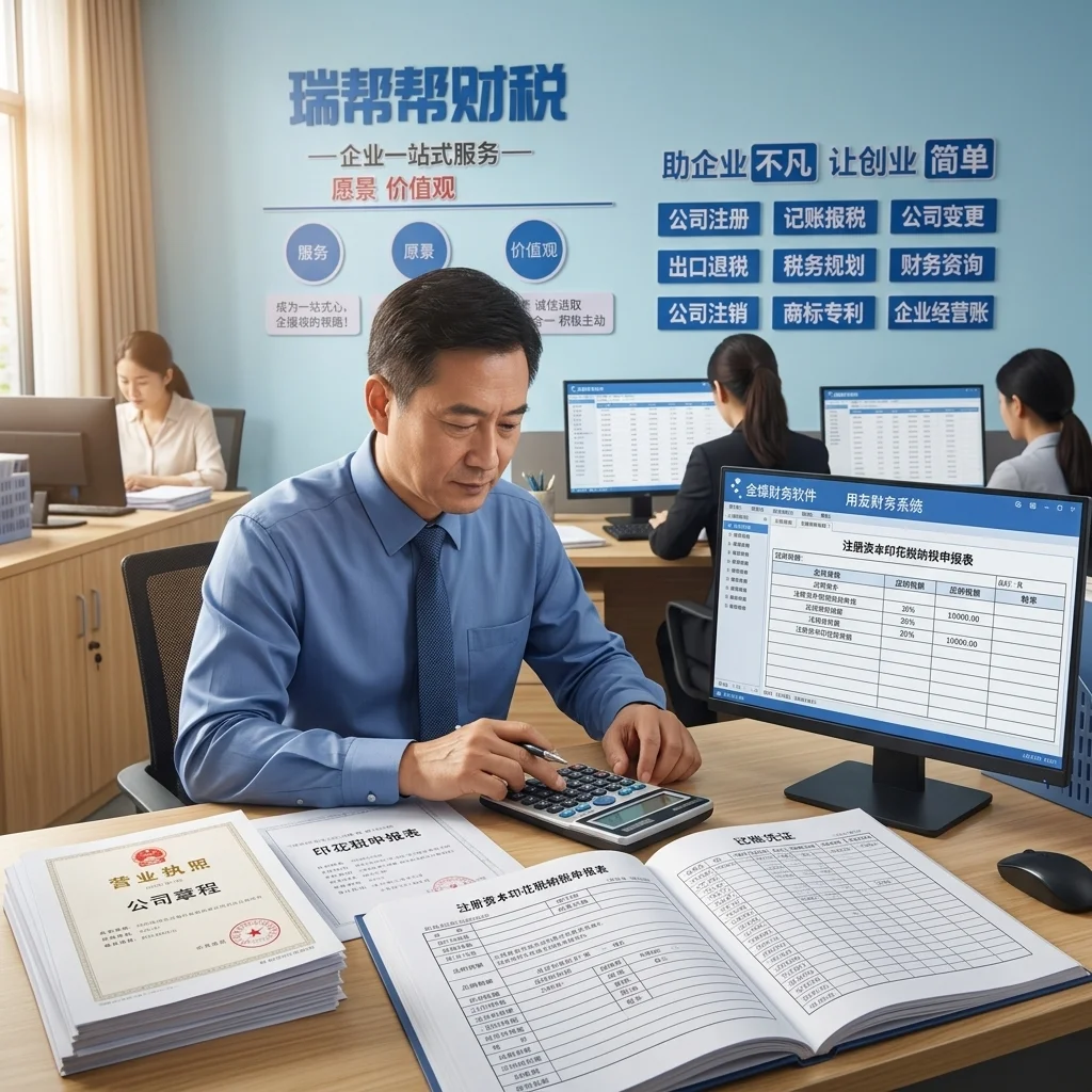 惠州会计计算注册资本印花税